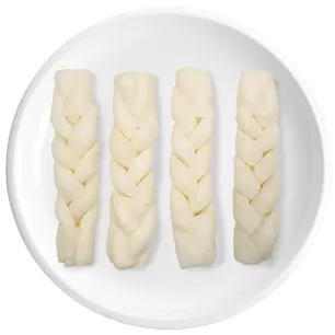 Tranças de Couro Bovino Sabor Leite Concentrado 5X