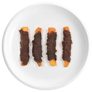Tiras de Pato e Batata-doce